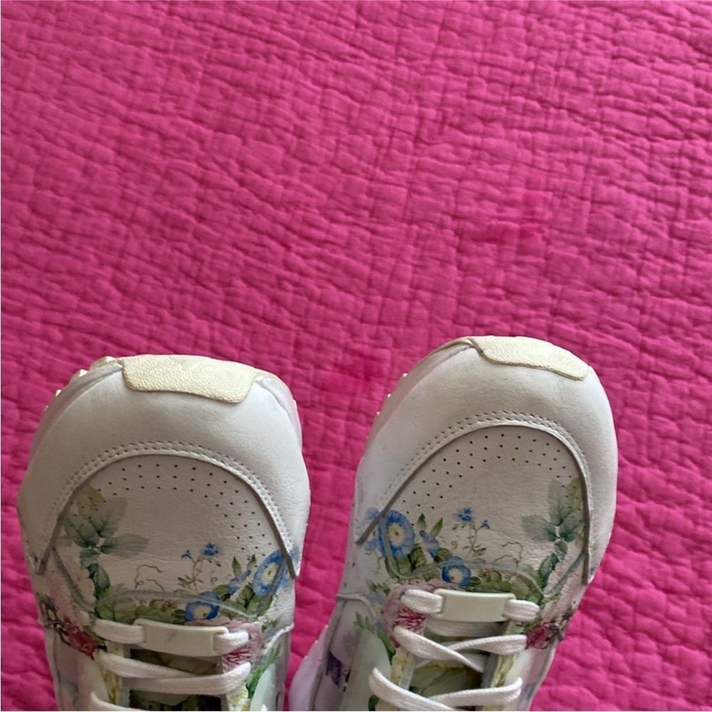 Adidas x Meissen leather floral sneakers, men 7,5 - Picture 6 of 10